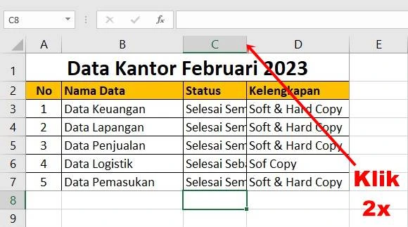 Cara Merapikan Tulisan di Excel agar TIDAK TERPOTONG