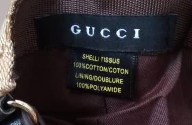 Tag / Label Gucci Original