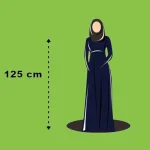 Panjang Gamis 125 Untuk Tinggi Badan Berapa
