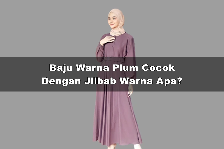 Baju Warna Plum Cocok Dengan Jilbab Warna Apa
