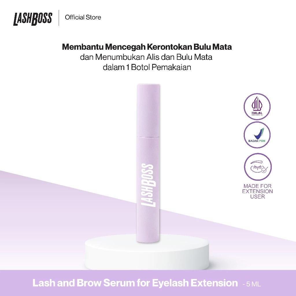 LashBoss Lash and Brow Serum for Eyelash Extension (Gel-Based)