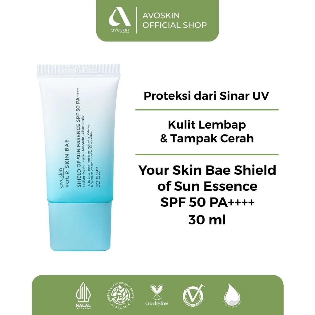 Sunscreen Avoskin Your Skin Bae Shield of Sun SPF 50 PA++++