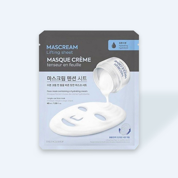 The Face Shop Masker Wajah Deep Hydrating Mascream Lifting